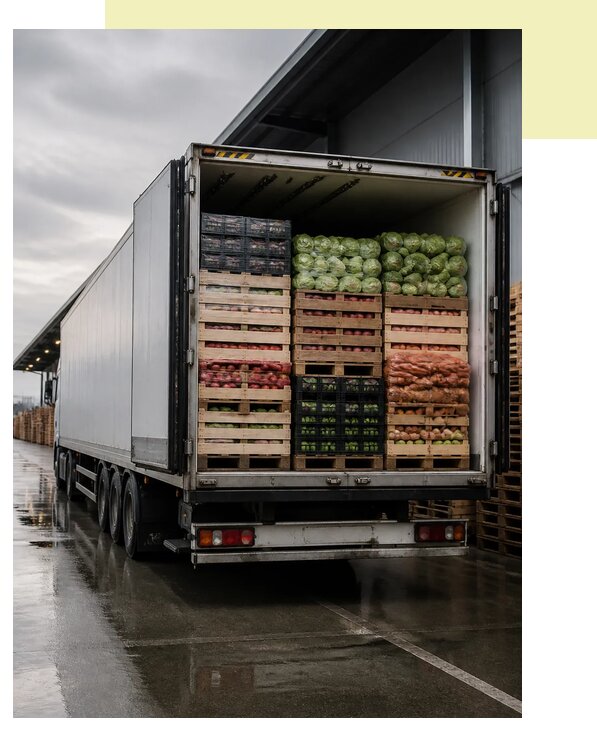 Перевозка плодоовощной продукции в Бугульму по цене от 5054 р. | Агросервис-Бгл